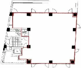内田ビルの基準階図面