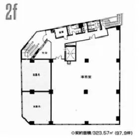 武蔵野ビルの基準階図面