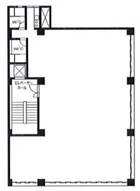 信交会ビルの基準階図面