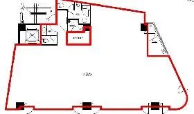 VORT三田駅前ビル(旧:本芝)ビルの基準階図面
