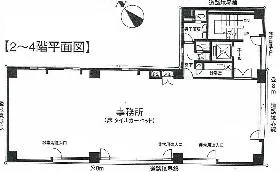 北祥ビルの基準階図面