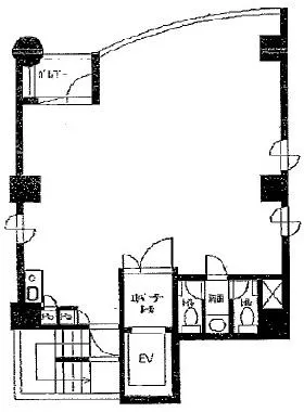 麹町KYビルの基準階図面