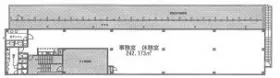 京王東陽ビルの基準階図面
