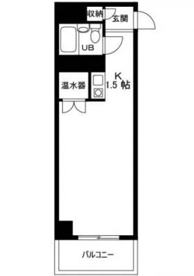 東銀座ロイアルハイツの基準階図面
