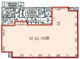 MIFビルの基準階図面