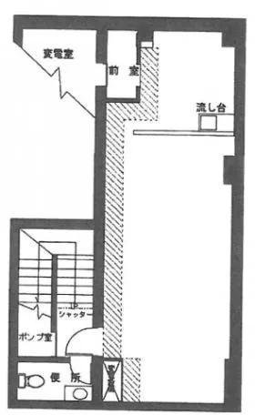 芝大門野村ビルの基準階図面