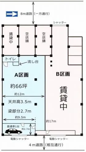 小此木第2ビルの基準階図面