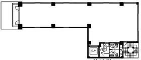 TRANS-神谷町(ザイマックス神谷町)ビルの基準階図面