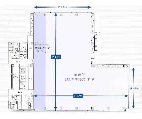 ヒューリック虎ノ門ビルの基準階図面