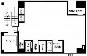 八重洲境井ビルの基準階図面