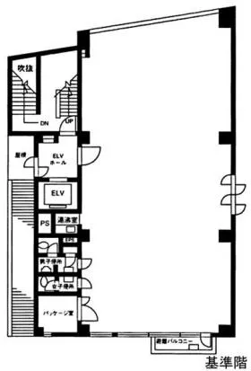 神宮前董友ビルⅠの基準階図面