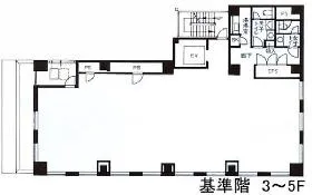 藤和神田錦町ビルの基準階図面
