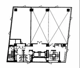 MY船橋ビルの基準階図面