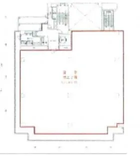 湯浅船橋ビルの基準階図面