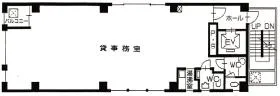 石井ビルの基準階図面