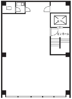 やなぎビルの基準階図面