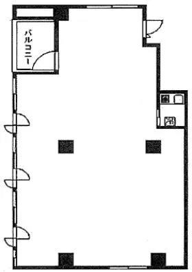 新栄ビルの基準階図面