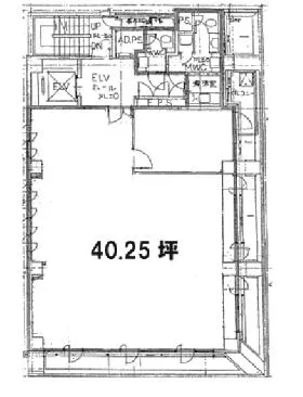 中央精工ビルの基準階図面