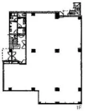 三田NKビルの基準階図面