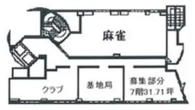 アステシオビルの基準階図面