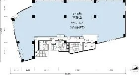 KDX恵比寿ビルの基準階図面