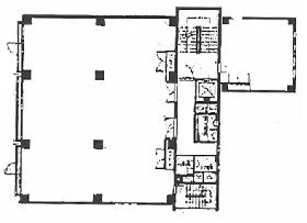三燐渋谷ビルの基準階図面