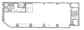 松戸本町第一ビルの基準階図面