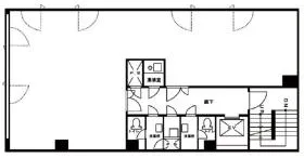 新橋安達ビルの基準階図面