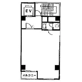 新橋柳屋ビルの基準階図面