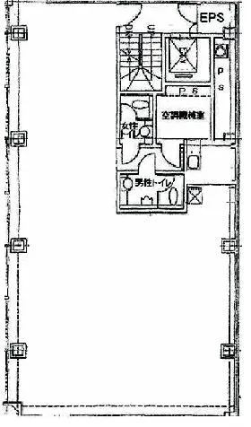 第2升本ビルの基準階図面
