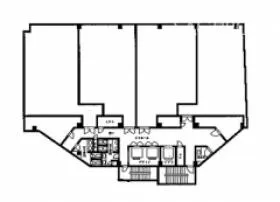 富士見ハイネスビルの基準階図面