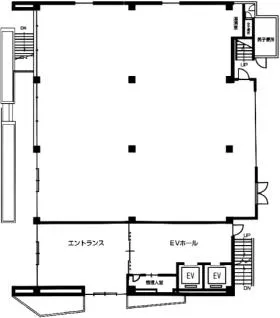 KY三番町ビルの基準階図面