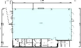 東穀アネックスビルの基準階図面