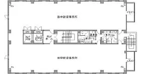 高輪中山ビルの基準階図面