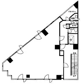 アドバンテージⅠビルの基準階図面