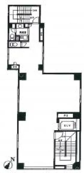 NOVEL WORK Iwamotochoの基準階図面