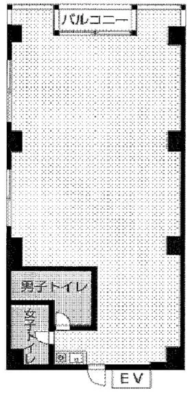 おおとり軒ビルの基準階図面