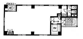 森忠ビルの基準階図面