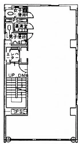 東日本橋駅前ビルの基準階図面