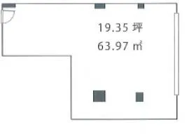 正興鶴瀬駅前ビルの基準階図面