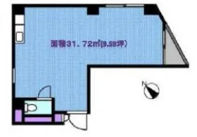 ソレイユ第2玉川台ビルの基準階図面