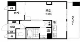 チェスターハウス猿楽町ビルの基準階図面