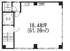 藤ビルの基準階図面