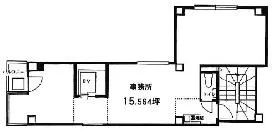 菅野ビルの基準階図面