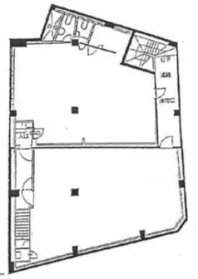 第34東京ビルの基準階図面