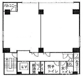 第2AKビルの基準階図面