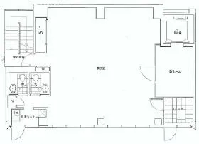 築地シティプラザの基準階図面