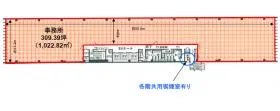 Vスクエア大宮ビルの基準階図面