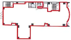 BIZcomfort元町(関内不動産元町第2)ビルの基準階図面