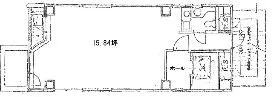 白井ビルの基準階図面